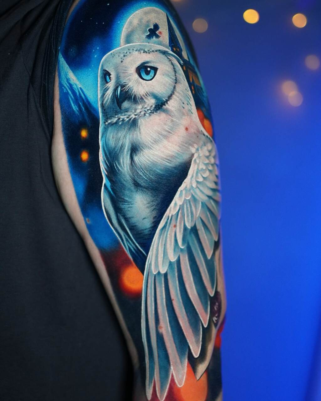 Frisches Eule tattoo